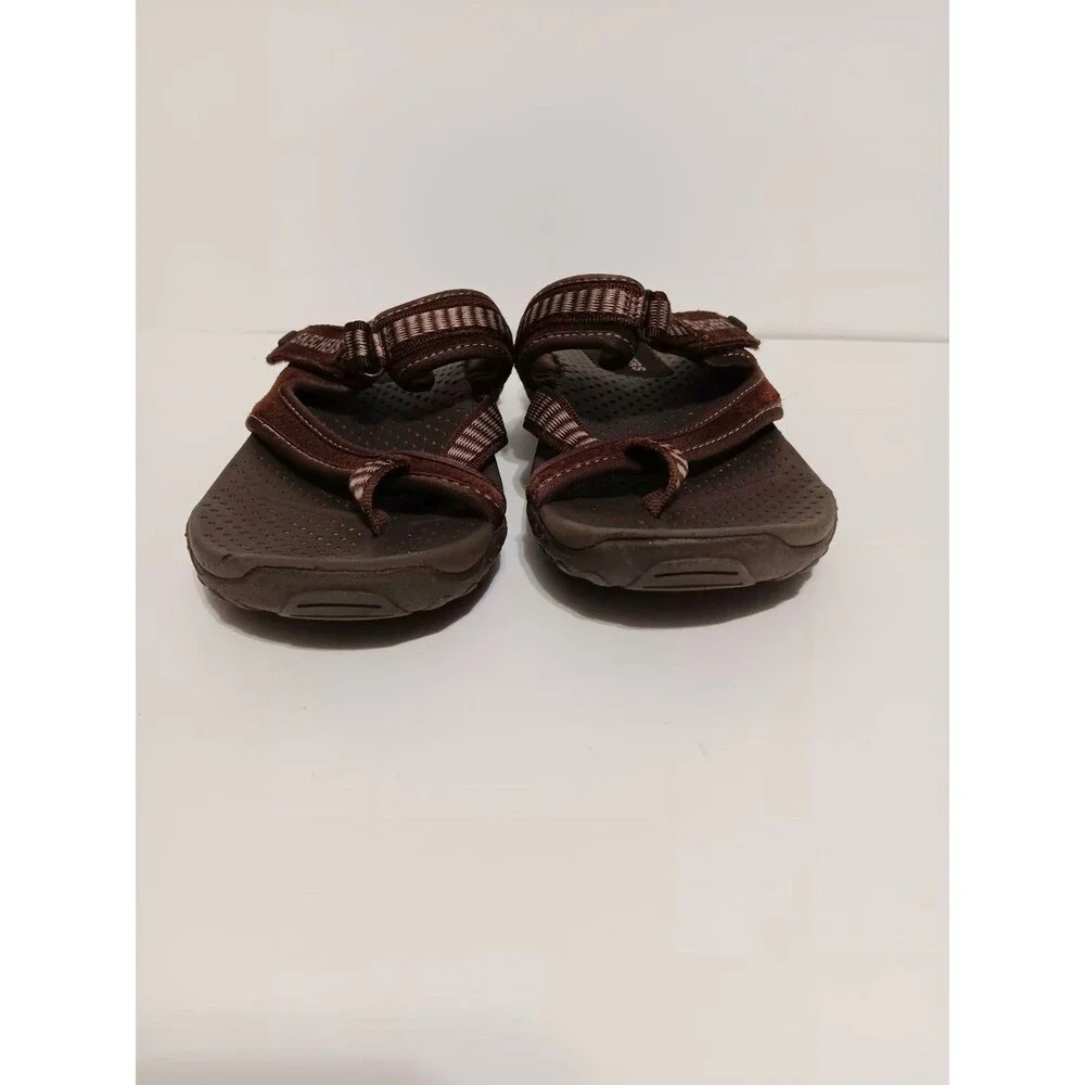 Skschers Reggae Brown Slip On Women's Sandals Sz 7.5